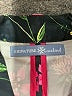Signature 100% Polyester Floral Black Jacket Size L - photo 6