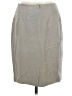 Classiques Entier 100% Acetate Solid Gray Formal Skirt Size 8 - photo 2
