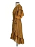 Max Studio Paisley Yellow Casual Dress Size XS - photo 5