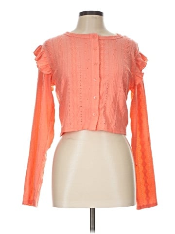 Chocolate Long Sleeve Blouse (view 1)