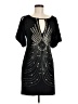 Bisou Bisou Stars Black Cocktail Dress Size 8 - photo 1