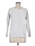 Athleta 100% Nylon Silver Long Sleeve Blouse Size M - photo 1