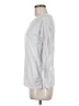 Athleta 100% Nylon Silver Long Sleeve Blouse Size M - photo 5