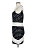 BCBGMAXAZRIA Graphic Gray Cocktail Dress Size 8 - photo 5