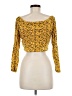 Rebdolls Yellow 3/4 Sleeve Blouse Size M - photo 2