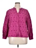 Soft Surroundings Pink 3/4 Sleeve Blouse Size 1X - photo 1