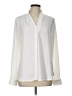 Halogen 100% Polyester Ivory Long Sleeve Blouse Size L - photo 1