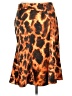 Just Cavalli Animal Print Orange Casual Skirt Size EU (IT) 46 / US 10 - photo 2
