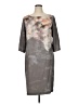 St. John Graphic Gray Casual Dress Size 16 - photo 1