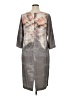 St. John Graphic Gray Casual Dress Size 16 - photo 2