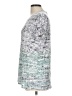 BCBGMAXAZRIA Silver Short Sleeve Top Size L - photo 5