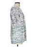 BCBGMAXAZRIA Silver Short Sleeve Top Size L - photo 4