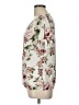 Naif Floral Ivory Short Sleeve Blouse Size L - photo 5