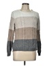 Croft & Barrow 100% Cotton Color Block Gray Pullover Sweater Size L - photo 1