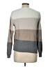 Croft & Barrow 100% Cotton Color Block Gray Pullover Sweater Size L - photo 2