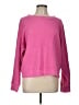 J.Crew 100% Cotton Solid Pink Pullover Sweater Size L - photo 1