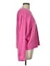 J.Crew 100% Cotton Solid Pink Pullover Sweater Size L - photo 4