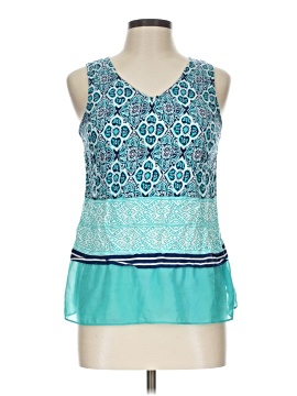 Skies Are Blue Sleeveless Blouse (view 1)