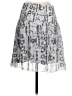 CAbi Graphic Gray Casual Skirt Size S - photo 1