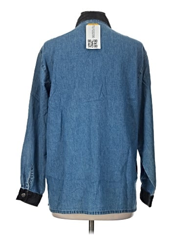 Classic Elements Long Sleeve Button-Down Shirt (view 2)