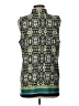 Van Heusen 100% Polyester Teal Sleeveless Blouse Size L - photo 2