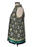 Van Heusen 100% Polyester Teal Sleeveless Blouse Size L - photo 5