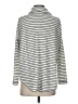 Lou & Grey Silver Turtleneck Sweater Size XS - photo 2