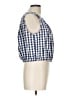 Laura Ashley Blue Sleeveless Blouse Size L - photo 4