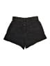 Dance & Marvel 100% Cotton Solid Black Denim Shorts Size S - photo 2