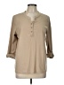Blair Tan 3/4 Sleeve Blouse Size L - photo 1