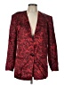 Villager 100% Polyester Paisley Red Blazer Size 10 - photo 1