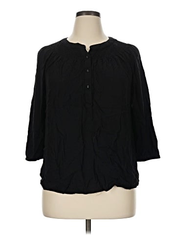Croft & Barrow 3/4 Sleeve Blouse (view 1)