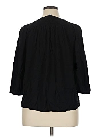 Croft & Barrow 3/4 Sleeve Blouse (view 2)
