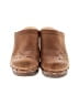 Korks 100% Leather Brown Mule/Clog Size 8 - photo 2