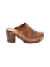 Korks 100% Leather Brown Mule/Clog Size 8 - photo 1