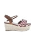 Bamboo Stripes Pink Wedges Size 6 1/2 - photo 1