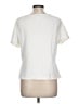 Talbots Ivory Short Sleeve Blouse Size L - photo 2