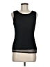 Banana Republic 100% Polyester Black Sleeveless Top Size Med Petite - photo 1