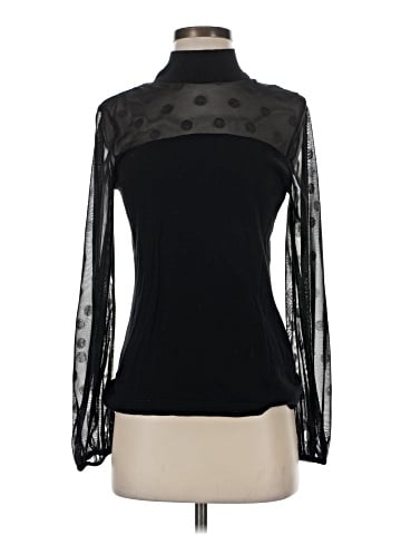 August Silk Turtleneck Sweater (view 1)