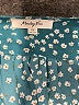 Monday Fun 100% Polyester Teal Short Sleeve Blouse Size 2X - photo 7