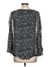 NY Collection 100% Polyester Silver Long Sleeve Blouse Size L - photo 2