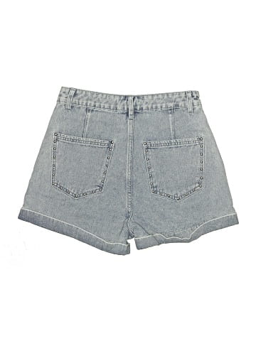 Blue B Denim Shorts (view 2)