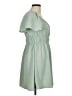 Altar'd State 100% Polyester Solid Green Casual Dress Size M - photo 4