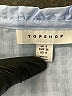 Topshop 100% Polyester Blue Long Sleeve Blouse Size 4 - photo 7