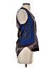 Fun2Fun 100% Polyester Blue Sleeveless Blouse Size S - photo 4