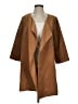 H&M 100% Polyester Brown Coat Size 4 - photo 1