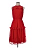 Monteau 100% Polyester Red Casual Dress Size M - photo 1