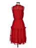 Monteau 100% Polyester Red Casual Dress Size M - photo 2