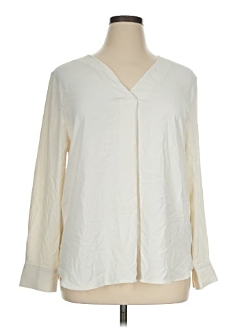 Ann Taylor Long Sleeve Blouse (view 1)
