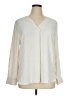 Ann Taylor Ivory Long Sleeve Blouse Size XL - photo 1
